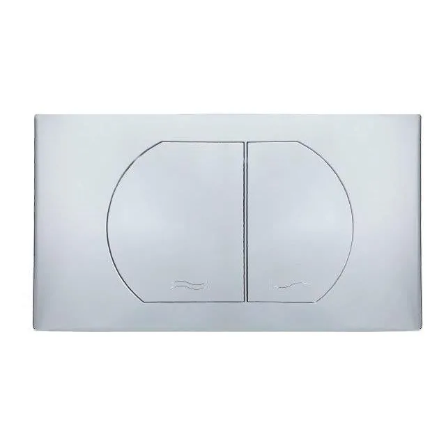 Placca cromata doppio scarico